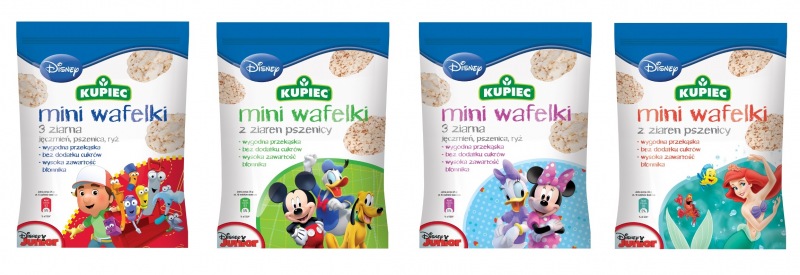 mini wafelki marki Kupiec dla dzieci